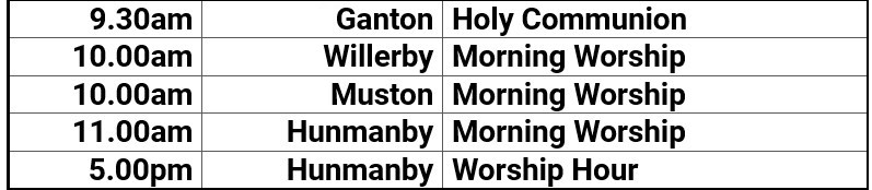 Sunday Services
